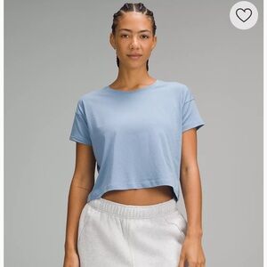 Lululemon blue cates tee size 2